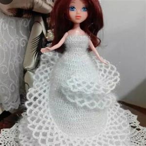 عروسک پرنسس بافتنی
