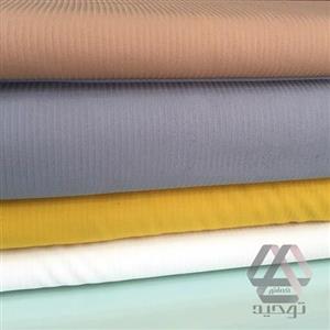 پارچه کرپ حریر میله ای قیمت قدیم در 4 رنگ