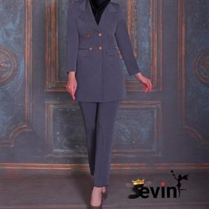 مانتو شلوار اداری فیونا سایز 36 تا 48 مانتو اداری شلوار زنانه