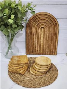 فنجان زیر فنجان دار بامبو