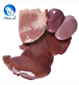 جگر دل قلوه گوسفند بدون سفیدی پاک شده ا کیلویی