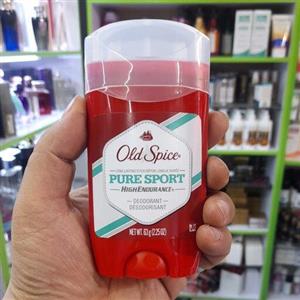 استیک ضد تعریق صابونی الد سپایس مدل pure sportوزن 63 گرم