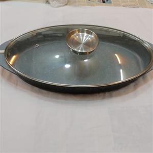 تابه ماهی چدنی بیضی  ATC