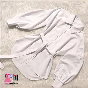 شومیز سفید دخترانه و زنانهبرای استایل های شیک و به روز عالیه  با شلوار پارچه ای و جین ست جذابی میشه