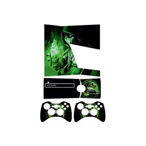 اسکین(برچسب)Xbox 360 اسلیم -طرح mortal kombat-مدل اسلیم-کد16-سفارشی