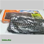 کیبورد ویراسیم دار بی صدا و نرم مشکی مدل Keyboard Viera vi-8200