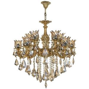 لوستر  10 شعله برنزی شاهان کد 8014