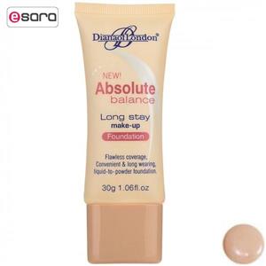   کرم پودر دایانا آف لاندن سری Absolute Balance مدل Sand Beige کد 303