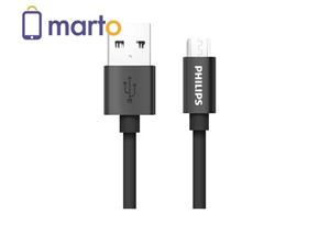 کابل تبدیل USB به usb-c فیلیپس مدل DLC2412U به طول 1 متر PHILIPS DLC2412U USB-C Cable 1m