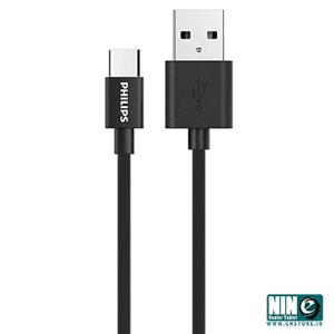 کابل تبدیل USB به usb-c فیلیپس مدل DLC2412U به طول 1 متر PHILIPS DLC2412U USB-C Cable 1m