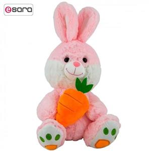 عروسک بهارگالری مدل خرگوش هویج دار 