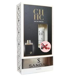 عطر جیبی مردانه صندل مدل سی اچ حجم 25 میلی لیتر