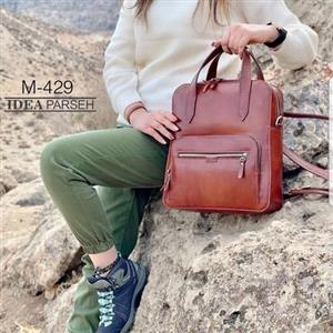 کیف کوله پشتی زنانه چرمی کد 429