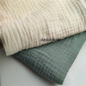 روانداز  کودک جنس موسلین دو لایه پفکی روسی سایز 100×120