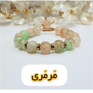 دستبند سنگی طرح مرمری