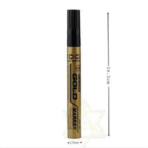 ماژیک متال مارکر اسنومن طلایی  پوشش محل لحیم کاری ساخت انواع باکس شیشه ای