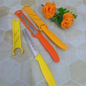 چاقو آشپزخانه حیدری دندانه درشت غلاف دار