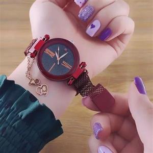 ساعت مچی دخترانه گوچی مگنتی آهن ربایی قرمز