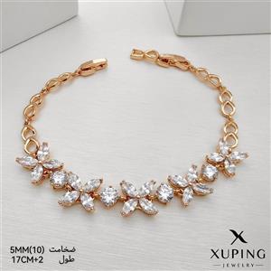 دستبند ژوپینگ گل نگینی