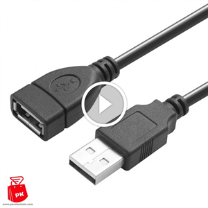 کابل افزایش طول USB 2.0 برند ENZO طول 1.5 متر 