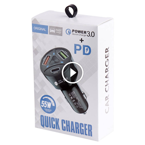 شارژر فندکی مدل QC3.0 Charger-PD-55W