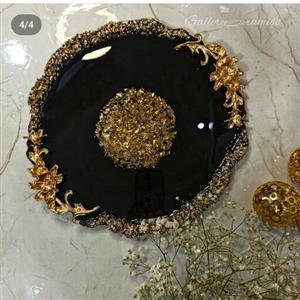 سینی پذیرایی شیک و لاکچری رزینی دیت ساز