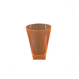 لیوان یکبار مصرف شات 10 عددی بلک لایت نارنجی