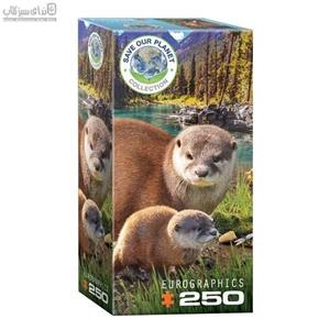 پازل 250 تکه یوروگرافیکس پازلز مدل  Otters کد 8251-5558