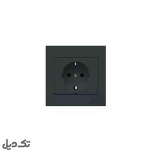 پریز ارت دار مشکی مدل اریک آسیا الکتریک