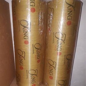 سلفون 1000 متری کره ای کینگ وزن 5500 کارتن 2 عددی (ارسال از طریق باربری به دلیل وزن بالا )