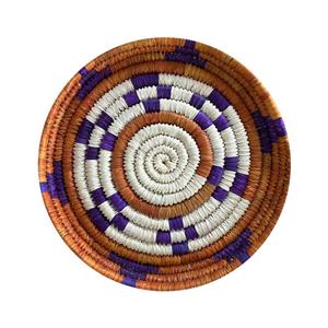 سینی حصیری رنگی طرحدار کد2