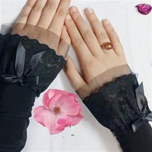 ساق دست زنانه مجلسی لبه گیپور