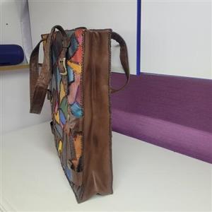 ساک دستی بزرگ  چرم طبیعی