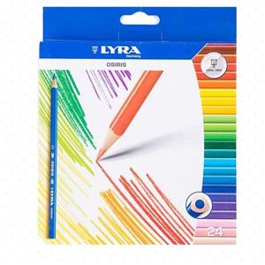 مداد رنگی 24 رنگ لیرا  جعبه مقوایی اصل آلمان