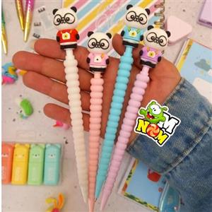 اتود فنری پاندا  در 4رنگ مختلف صورتی بنفش قرمز آبی  دارای کیفیت عالی و ضخامت نوک پنج دهم