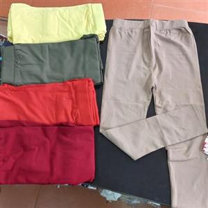 لگ سوپر  پنبه  لاکرا  گنی دخترانه و زنانه کشی رنگی  بسیار با کیفیت سایز قد 70و 80و90 رنگ کرم وقرمزو سبز یشمی و لیمویی