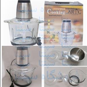 خردکن 3 لیتری  (دارای ظرف شیشه ای و استیل) و 2 عدد تیغه (خردکن شیشه ای 3 لیتری) اصل و بسیار پرقدرت