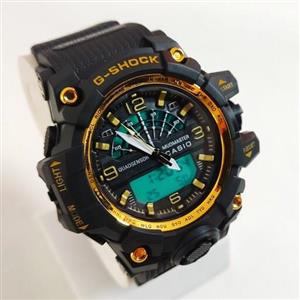 ساعت کاسیو جیشاک دو زمانه فول امکانات casio g shock مردانه موتور ژاپن 