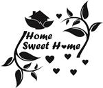 استیکر دیواری طرح Home Sweet Home