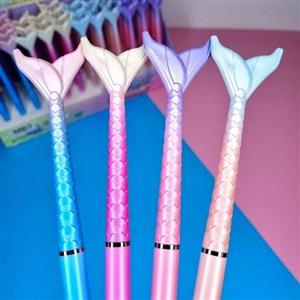 لوازم تحریر نوشت افزار فانتزی خودکار پیچی طرح پری دریایی