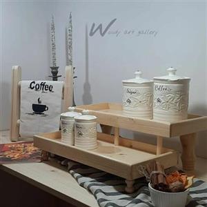 استند آشپزخانه شیک و خاص تمام چوب روس مستقیم از تولید کننده