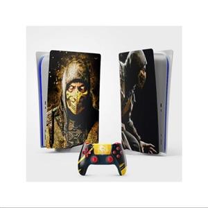 اسکین(برچسب)Playstation 5-طرح Scorpion-مدل استاندارد-کد16-سفارشی