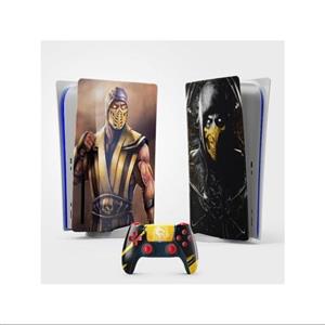 اسکین(برچسب)Playstation 5-طرح Scorpion-مدل استاندارد-کد66-سفارشی