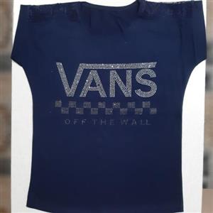 تیشرت زنانه مدل گیپور دار  نخ ویسکوز  صد در صد نگین خارجی ارسال رایگان سایز 38 تا 44