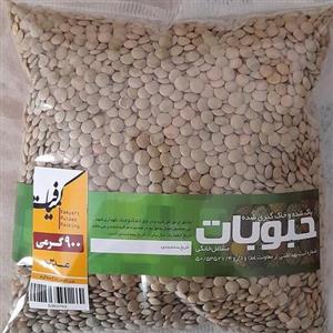 عدس پاک شده و خاک گیری شده