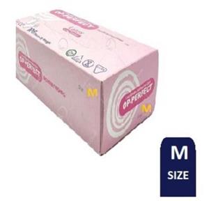 دستکش لاتکس اپی پرفکت (پریمیوم)سایز مدیم  بسته 100عددی