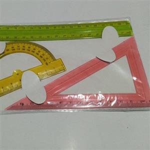 خطکش گونیا نقاله 3 عددی