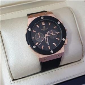 ساعت مچی مردانه هابلوت دورقاب  رزگلد HUBLOT