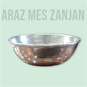 کاسه آبگوشت مسی(آبگوشتی داخل قلع شده)نورد مسی  امامی زنجان