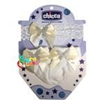 ست جوراب و هدبند دخترانه Chicco طرح پروانه کرم